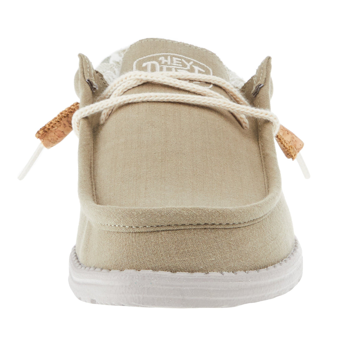 Hey Dude Men's Wally Linen Natural Mows Casual Shoe