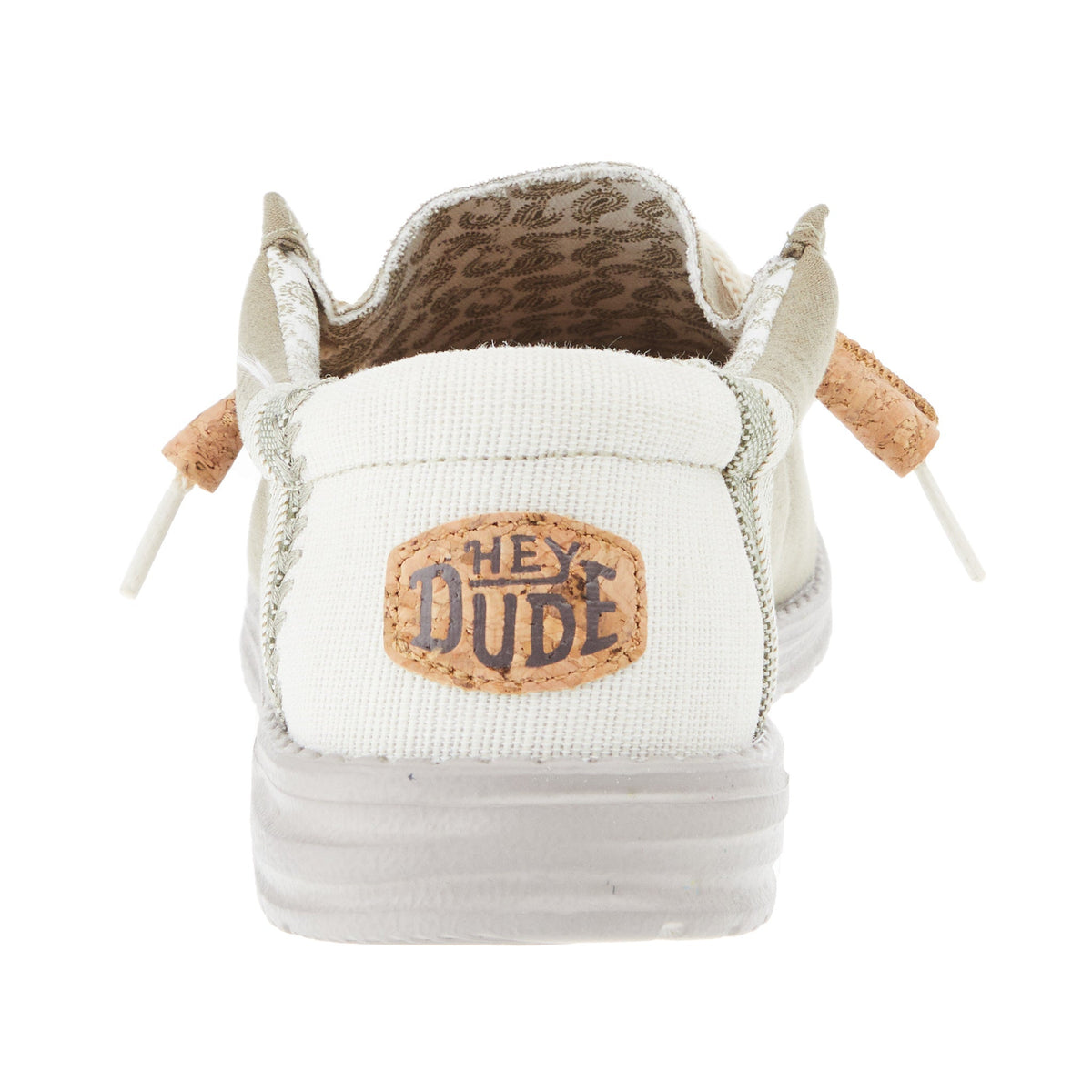 Hey Dude Men's Wally Linen Natural Mows Casual Shoe
