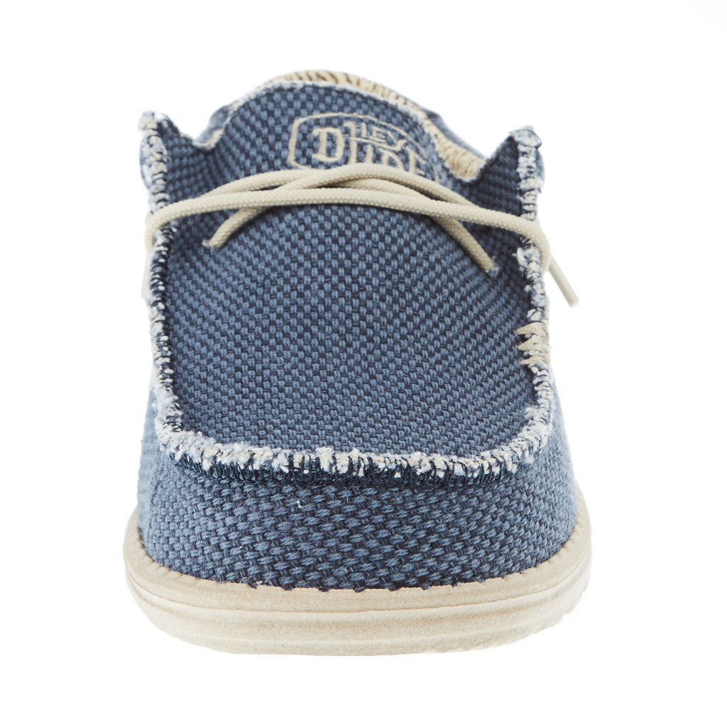 Hey Dude Men's Wally Braided Blue Night Casual Shoe