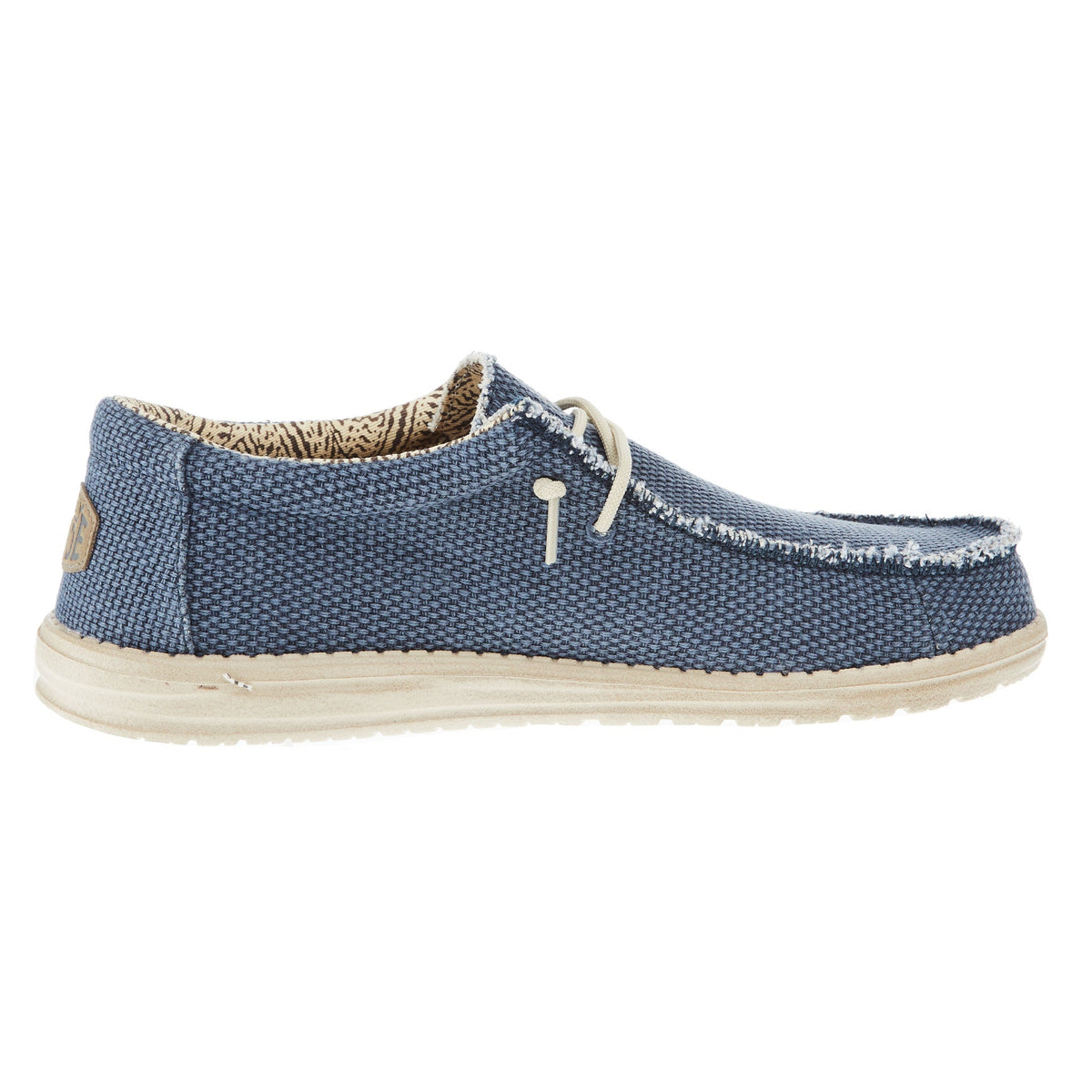 Hey Dude Men's Wally Braided Blue Night Casual Shoe