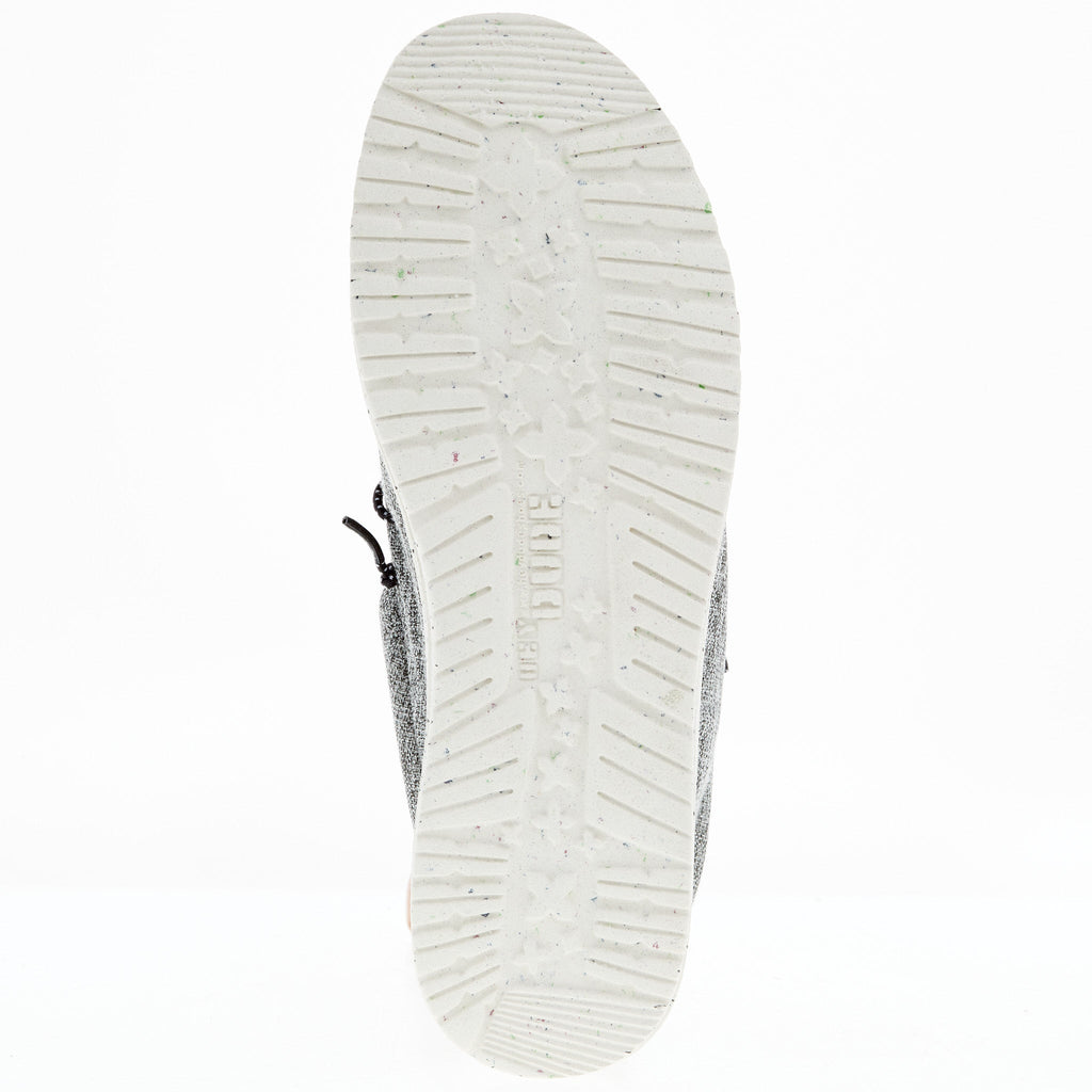 Hey Dude Men's Wally Eco Linen Black Casual Shoe