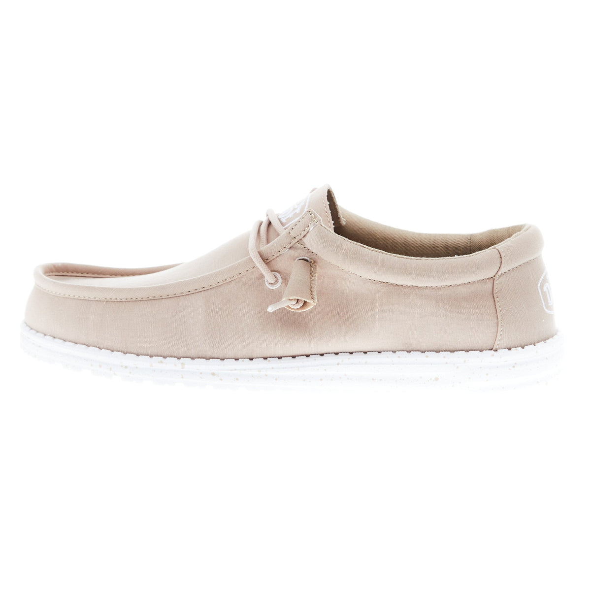 Hey Dude Men's Wally Slub Tan Canvas Shoes