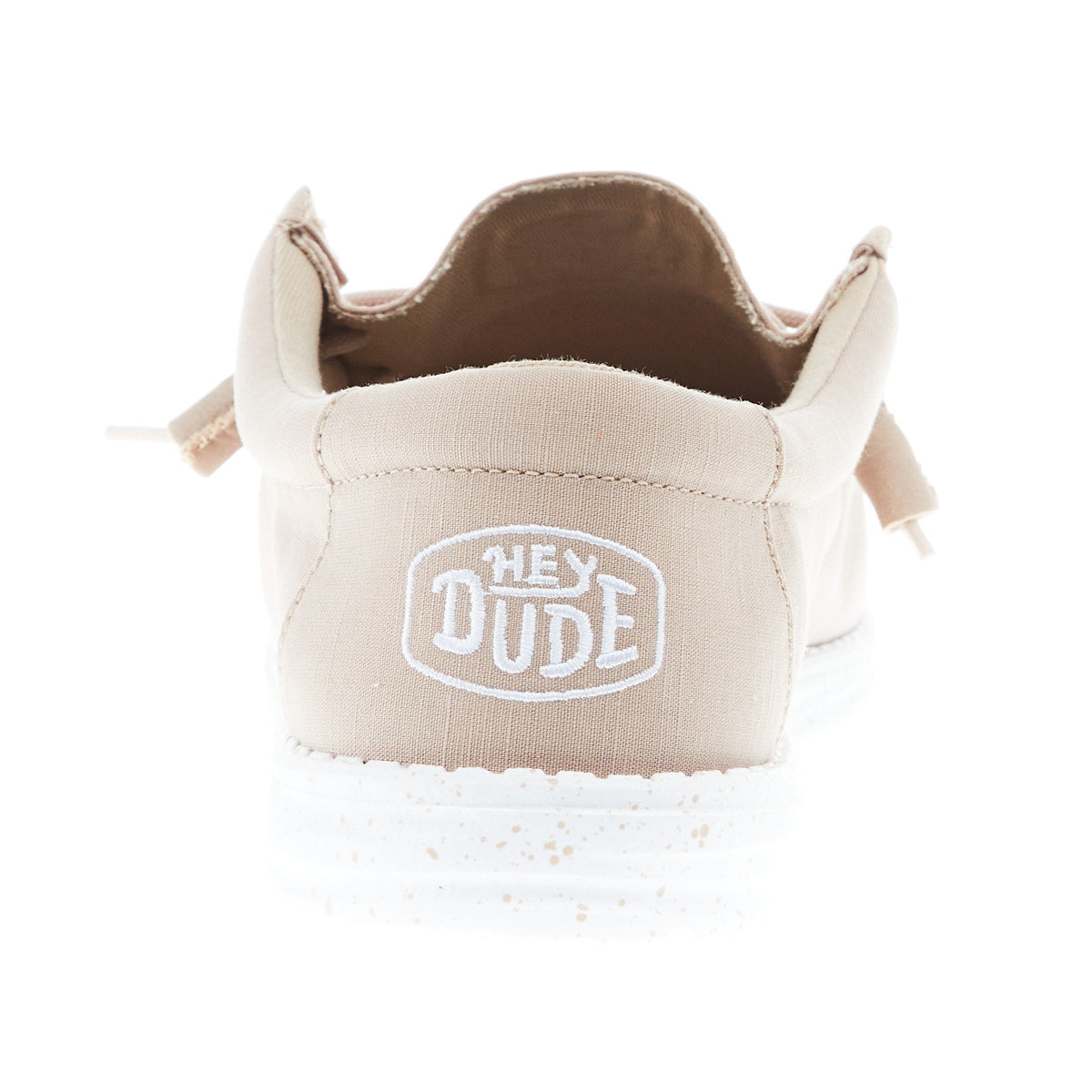 Hey Dude Men's Wally Slub Tan Canvas Shoes