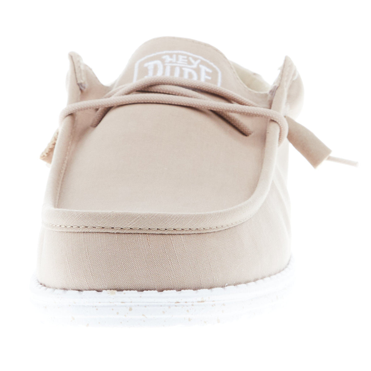 Hey Dude Men's Wally Slub Tan Canvas Shoes