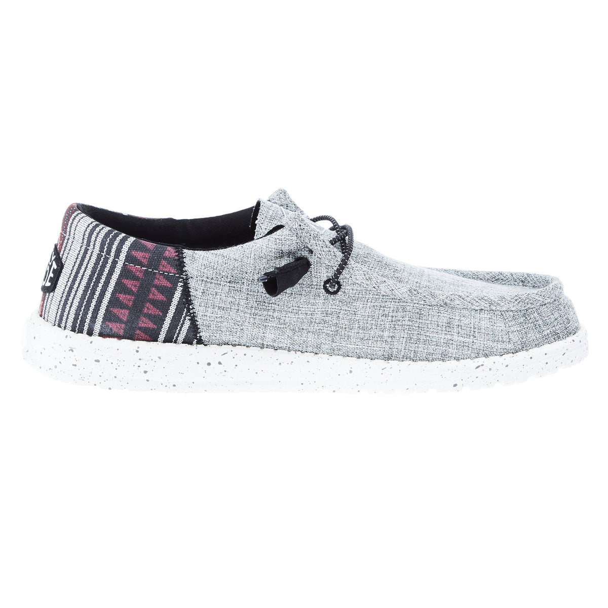 Hey Dude Men's Wally Funk Jacquared Black Aztec Casual