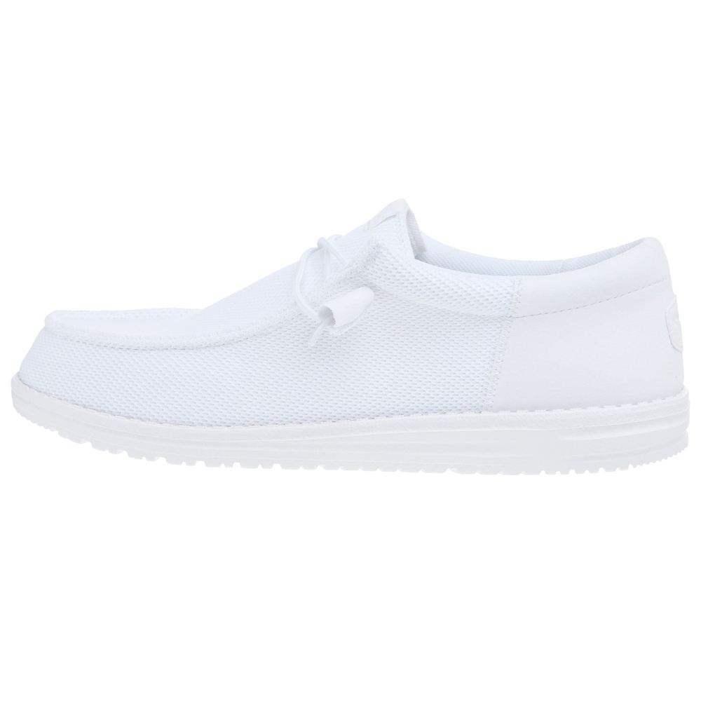Hey Dude Men`s Wally All White Casual Shoe