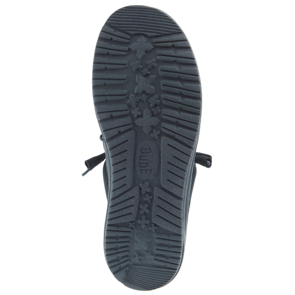 Hey Dude Mens Dark Slate Wally Funk Mono Casual Shoe
