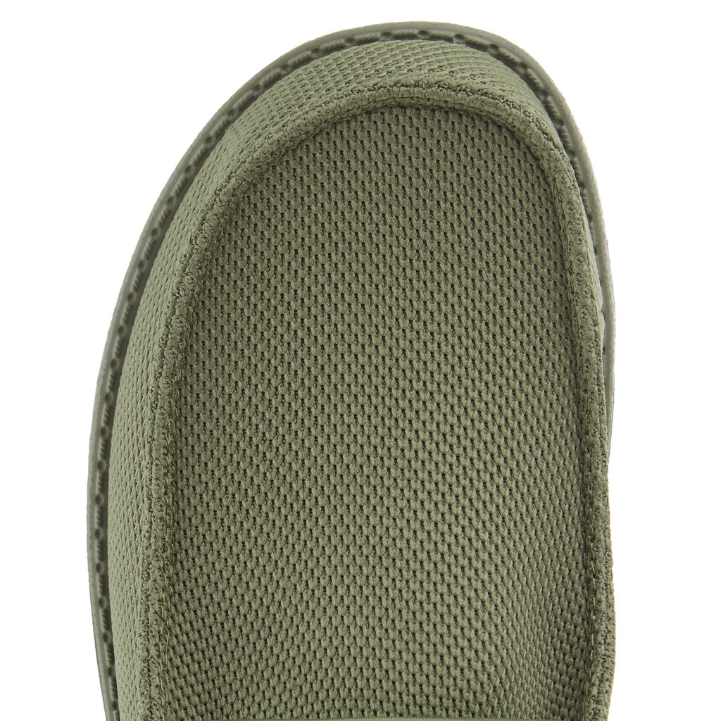 Hey Dude Mens Green Wally Funk Mono Casual Shoe