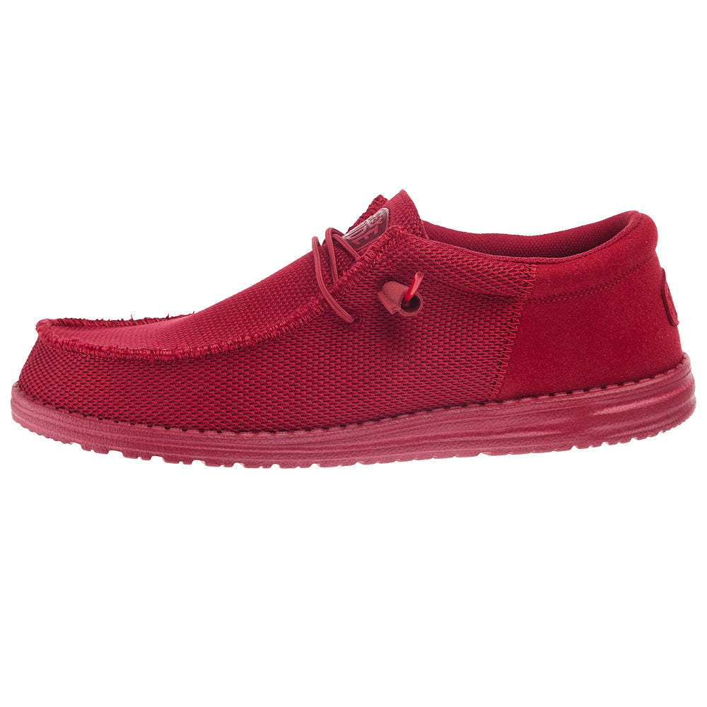 Hey Dude Mens Red Wally Funk Mono Casual