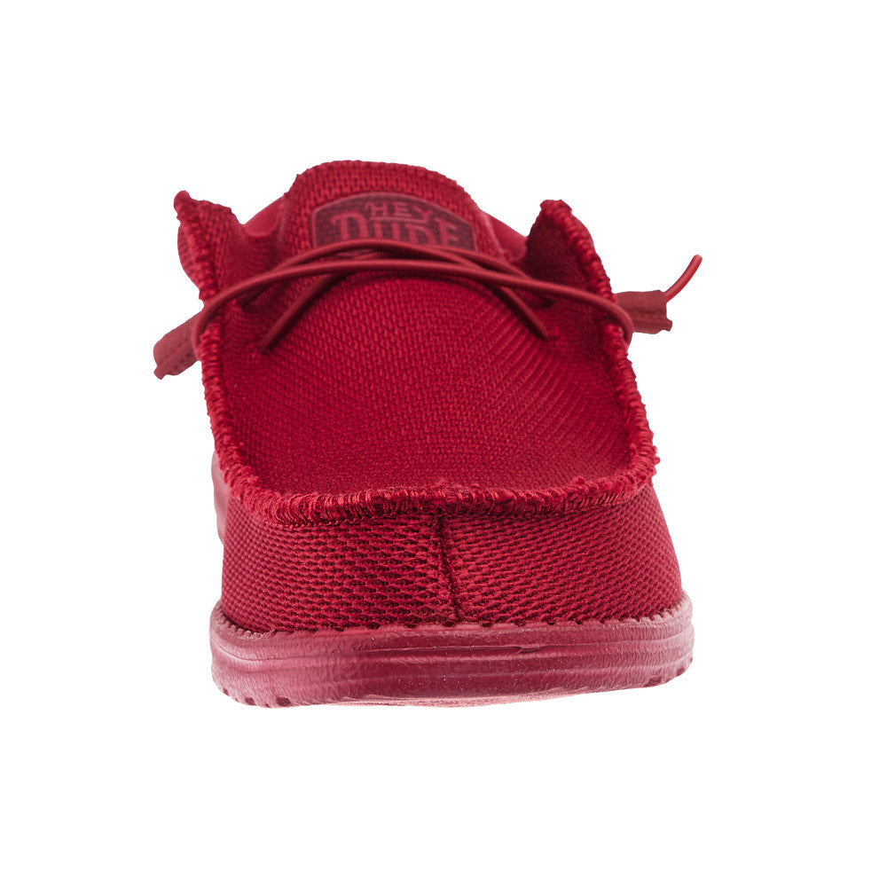 Hey Dude Mens Red Wally Funk Mono Casual