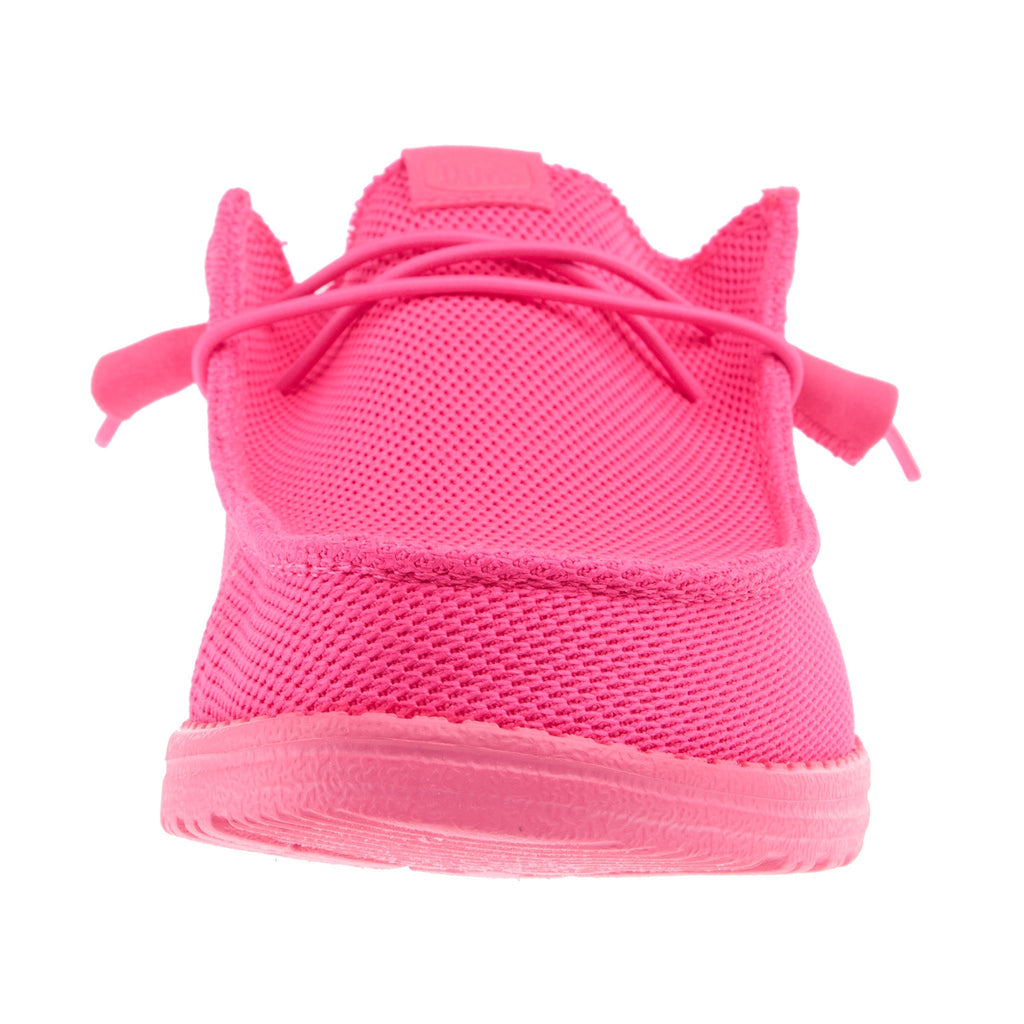Hey Dude Men`s Wally Neon Pink Casual Shoe