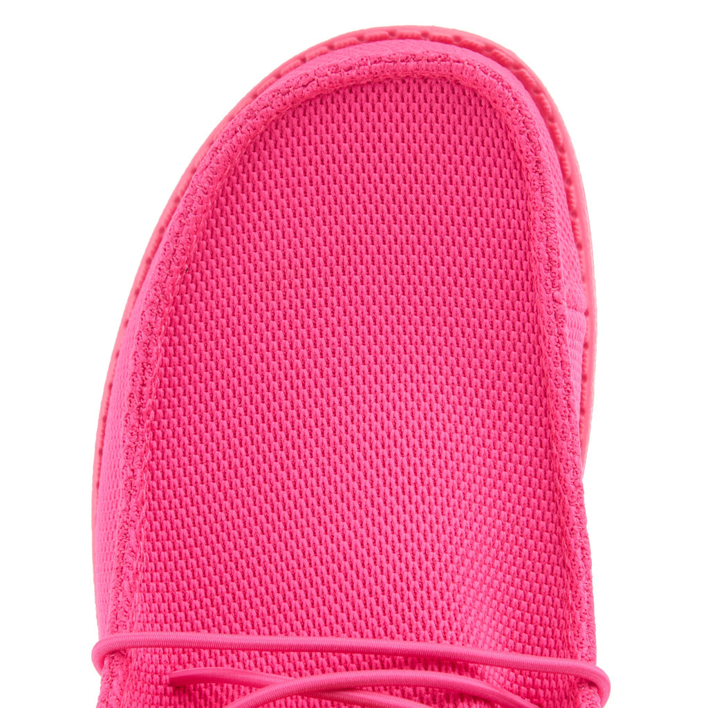 Hey Dude Men`s Wally Neon Pink Casual Shoe