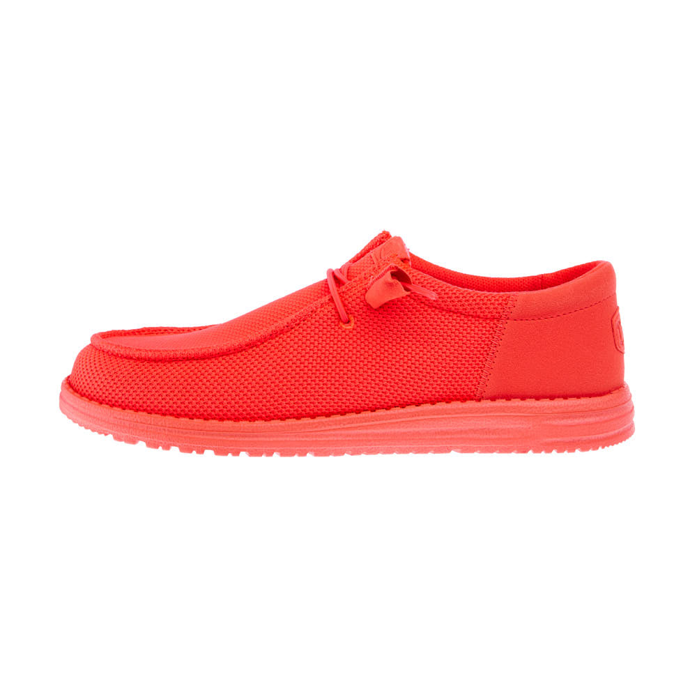Hey Dude Men`s Fiery Coral Wally Funk Mono Casual