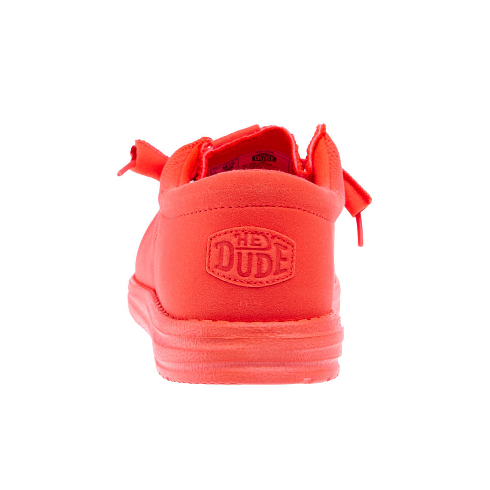 Hey Dude Men`s Fiery Coral Wally Funk Mono Casual