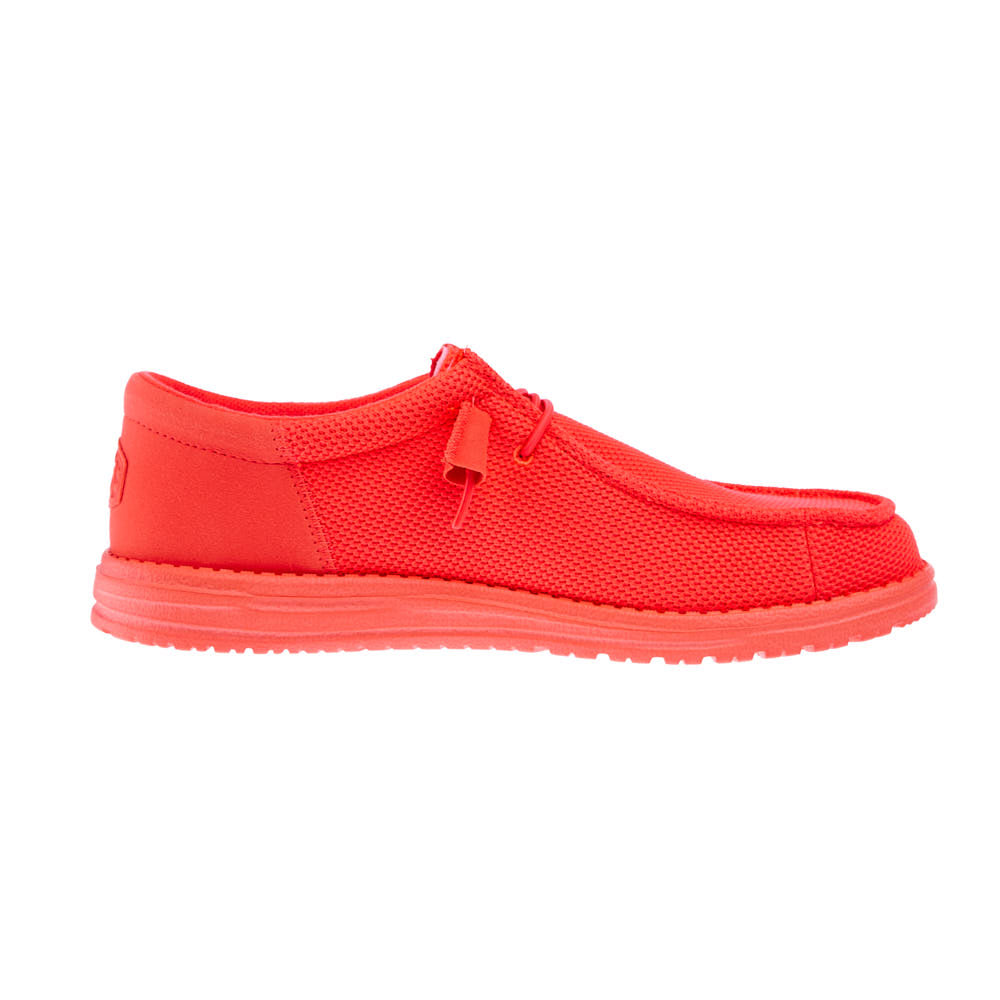 Hey Dude Men`s Fiery Coral Wally Funk Mono Casual