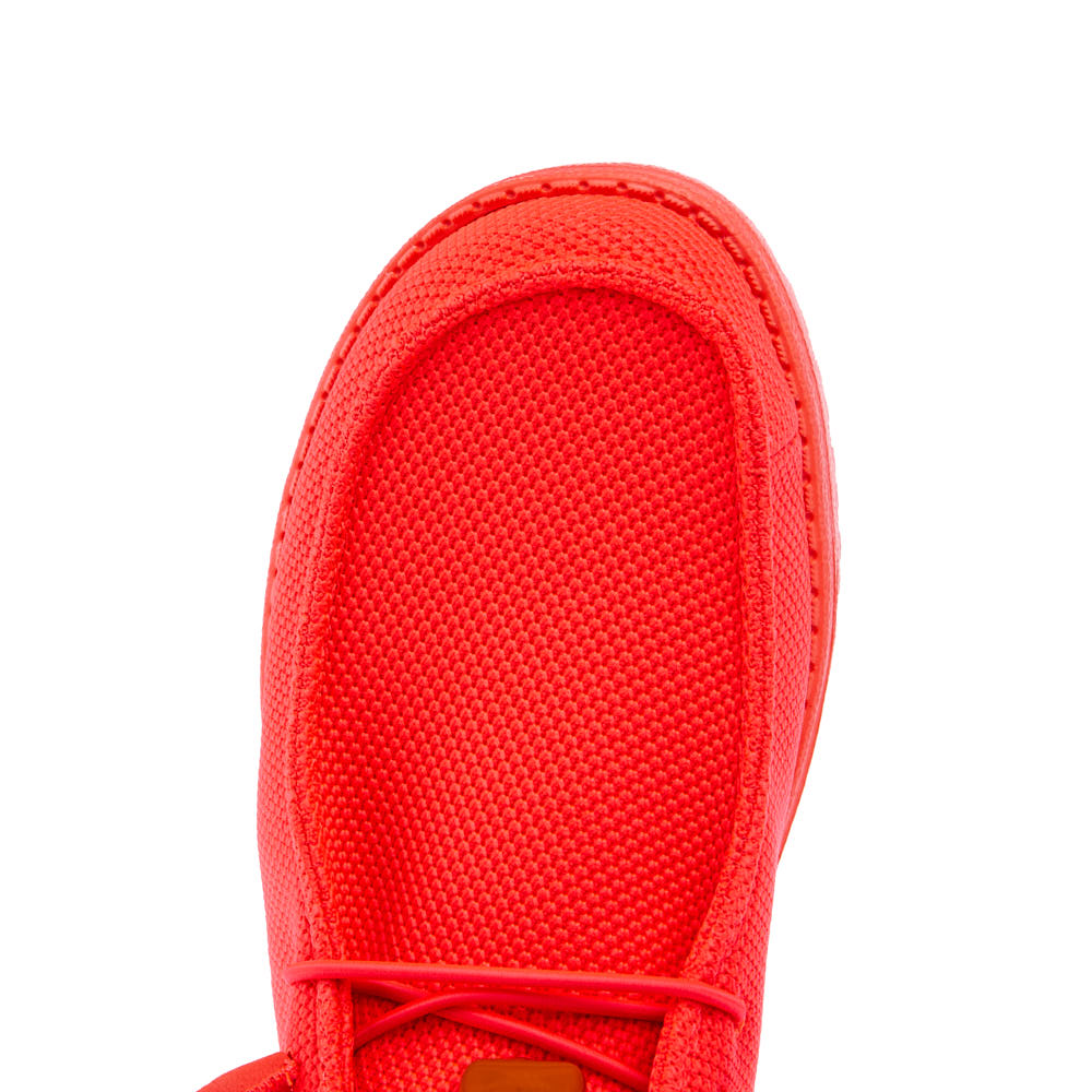 Hey Dude Men`s Fiery Coral Wally Funk Mono Casual