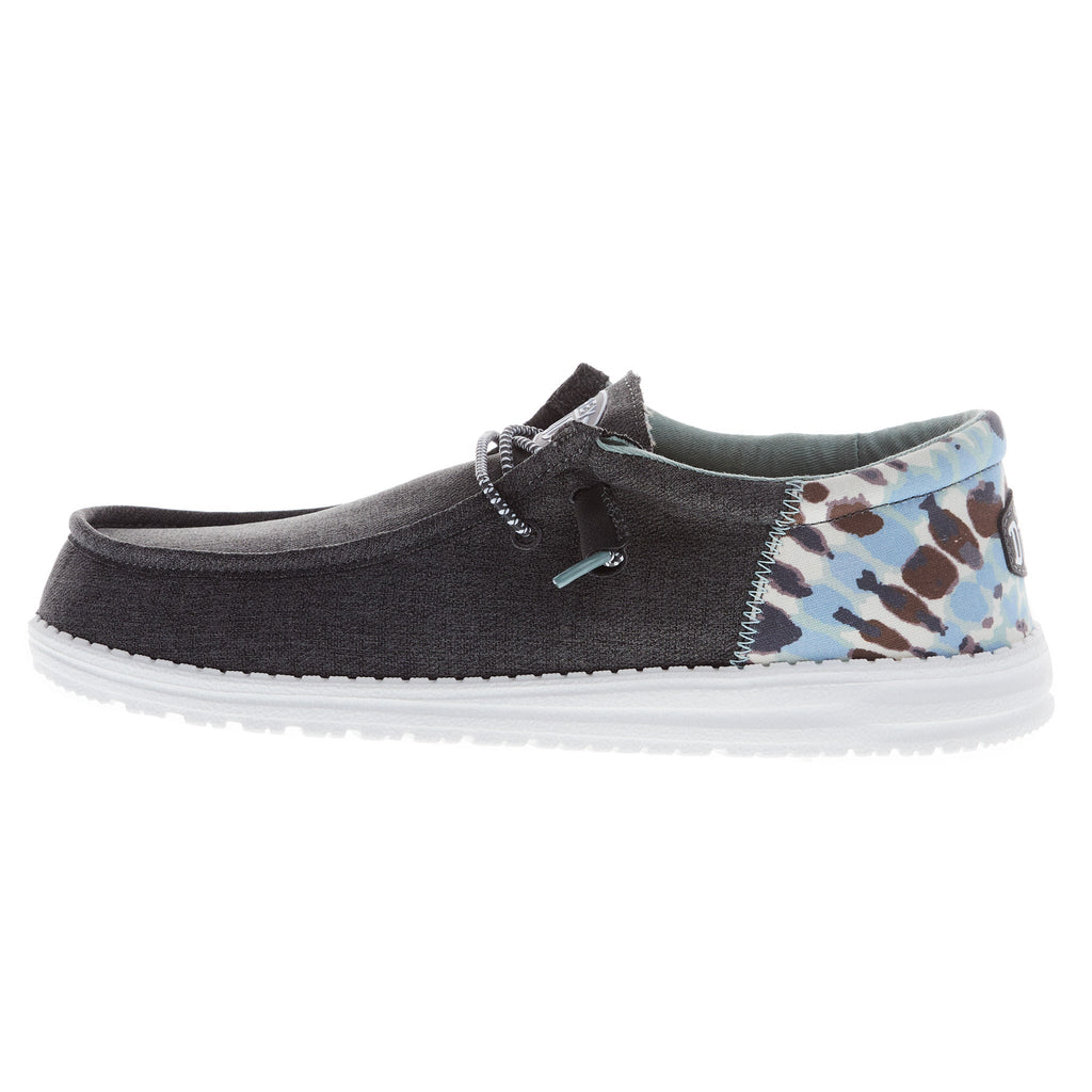 Hey Dude Men's Wally Funk Tie Dye Grey Casual Shoe