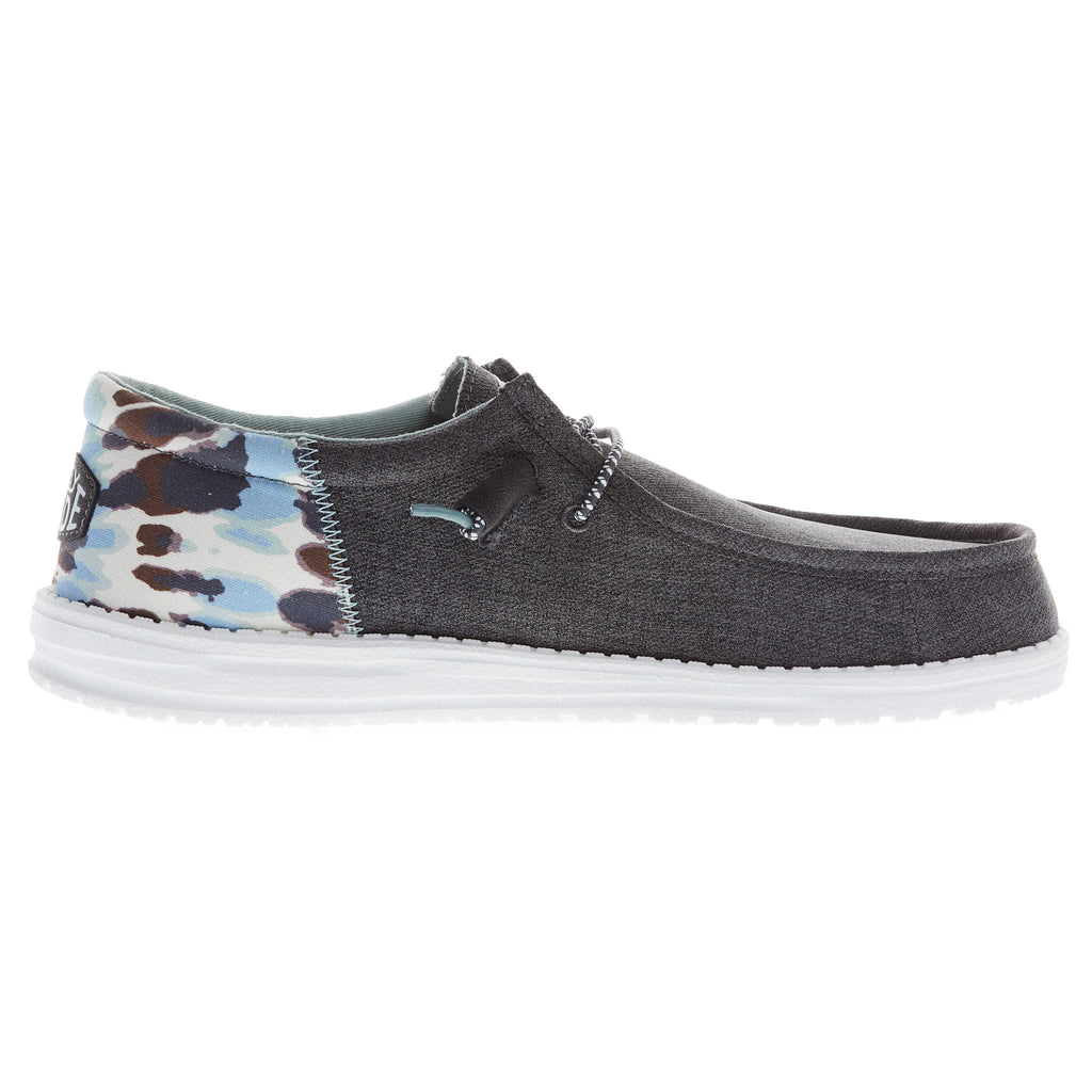 Hey Dude Men's Wally Funk Tie Dye Grey Casual Shoe