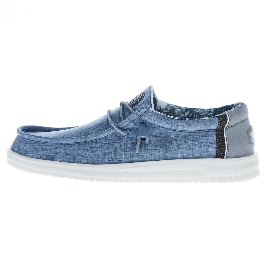 Hey Dude Men's Wally H2O Blue Overcast Casual Shoe