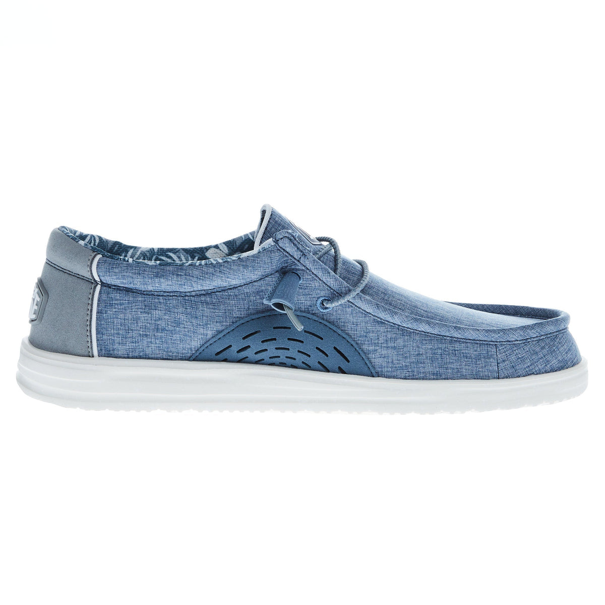 Hey Dude Men's Wally H2O Blue Overcast Casual Shoe