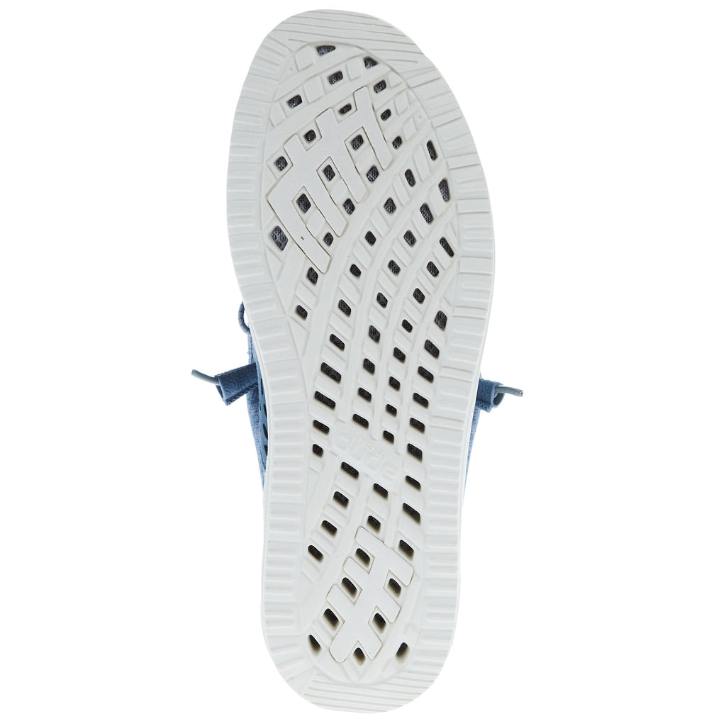 Hey Dude Men's Wally H2O Blue Overcast Casual Shoe