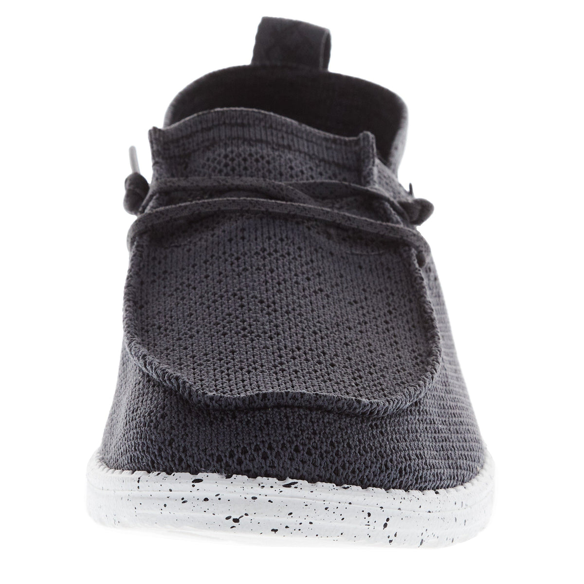 Hey Dude Men's Wally Halo Dark Grey Casual Shoe