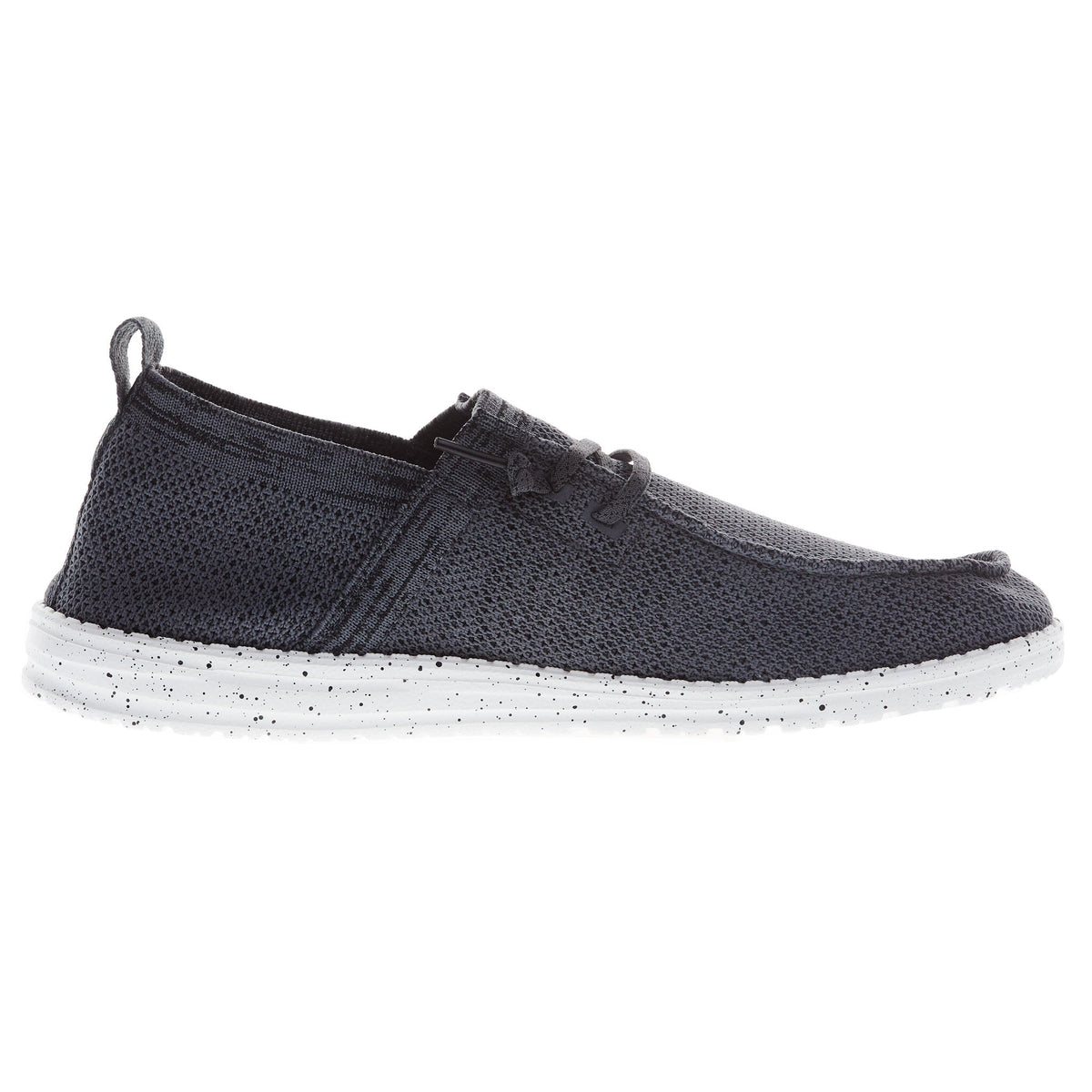Hey Dude Men's Wally Halo Dark Grey Casual Shoe