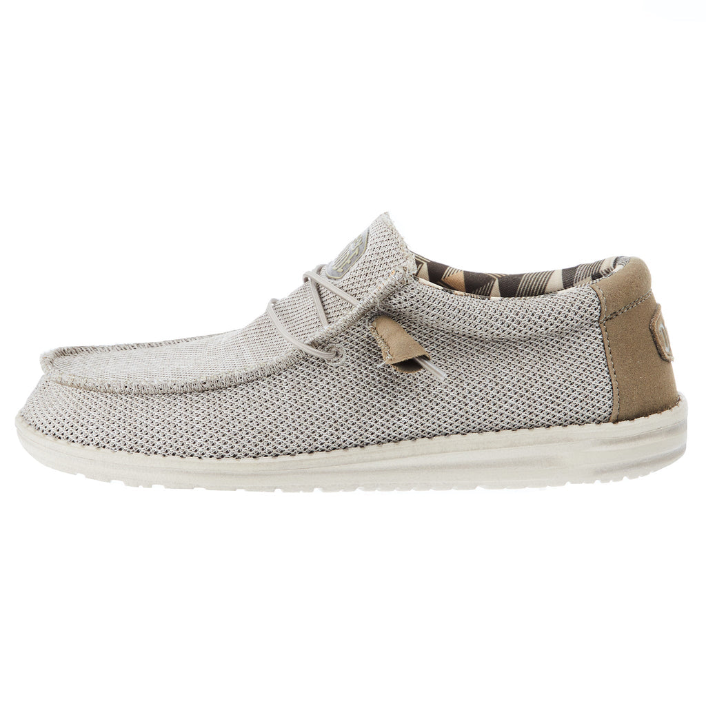 Hey Dude Men's Wally Sox Beige Casual Shoe