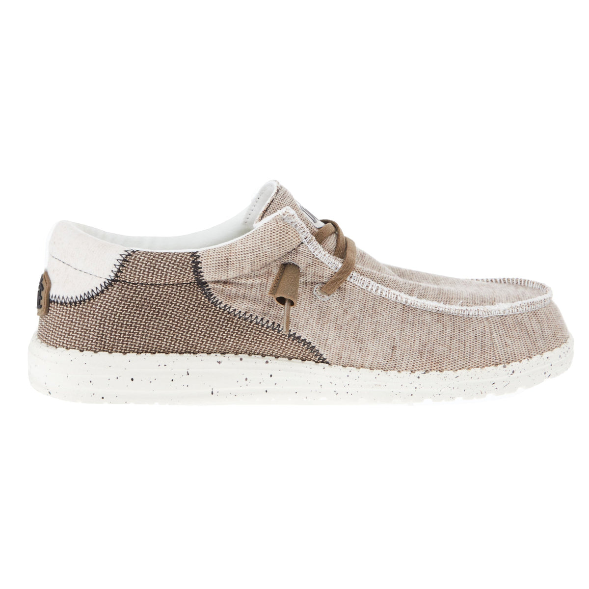 Hey Dude Men's Wally Stitch Teak Casual Shoe