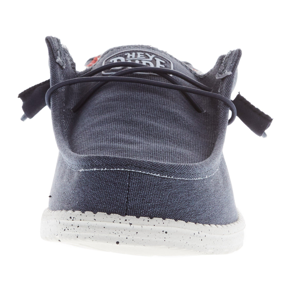 Hey Dude Men's Wally Stretch Canvas Blue Casual Shoe