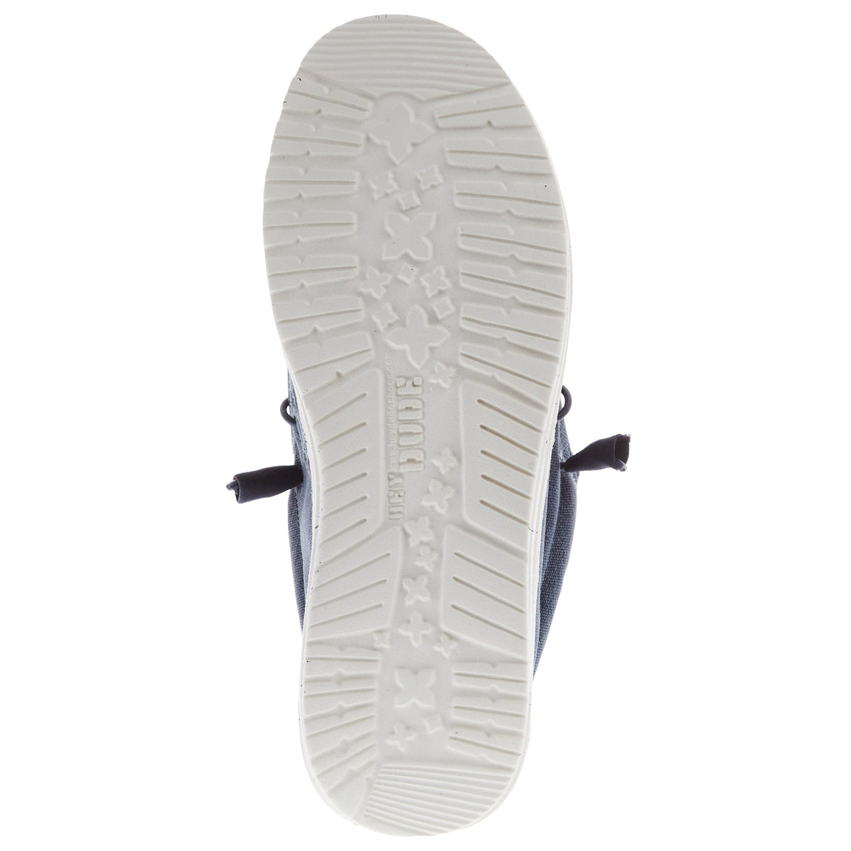 Hey Dude Men's Wally Stretch Canvas Blue Casual Shoe