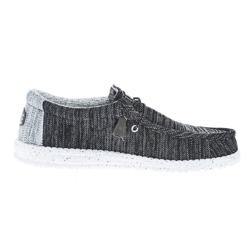 Hey Dude Men's Wally Stretch Mix Meteorite