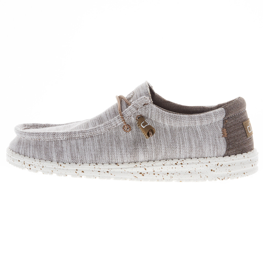 Hey Dude Men's Wally Stretch Mix Limestone Casual Shoe