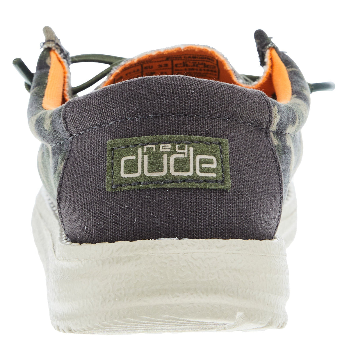 Hey Dude Youth Wally Camodino Musk Casual Shoe