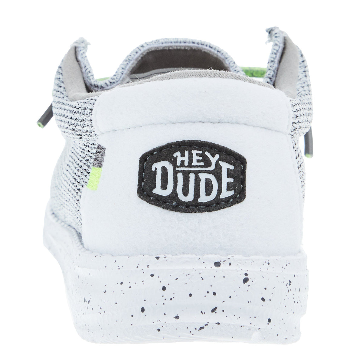 Hey Dude Youth Wally Sox Stone White Casual Shoe