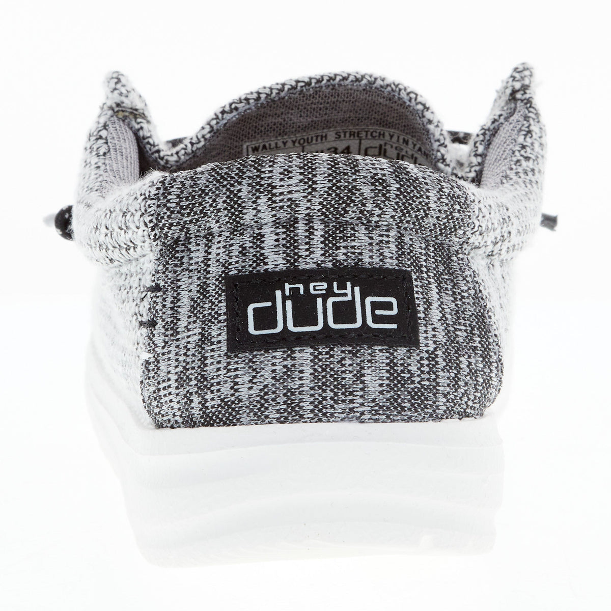Hey Dude Youth Wally Stretch Yin Yang Casual Shoe