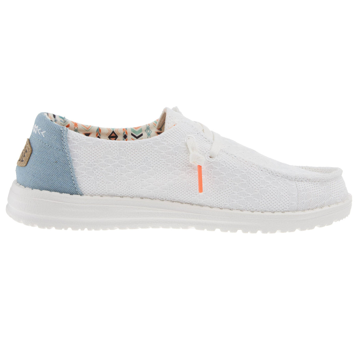 Hey Dude Womens Wendy Boho Crochet Casual Shoe