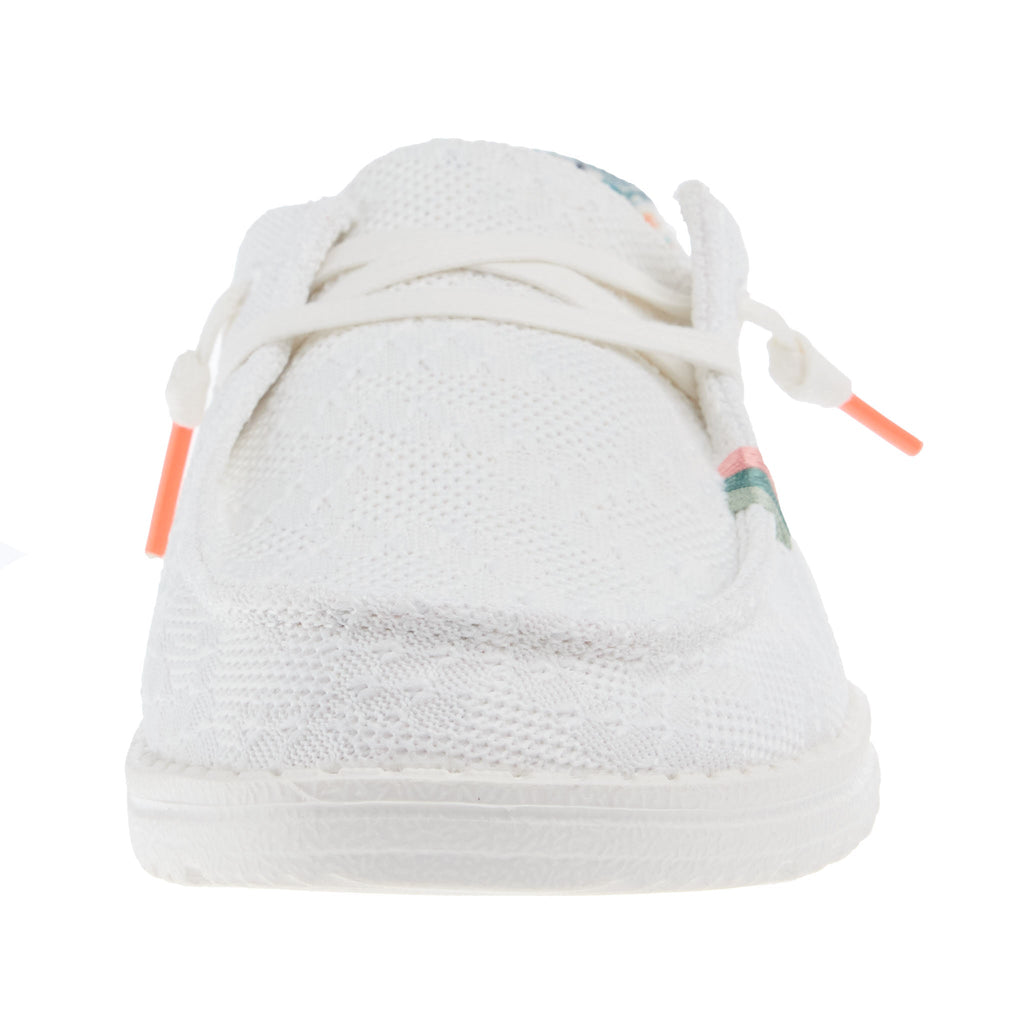 Hey Dude Womens Wendy Boho Crochet Casual Shoe