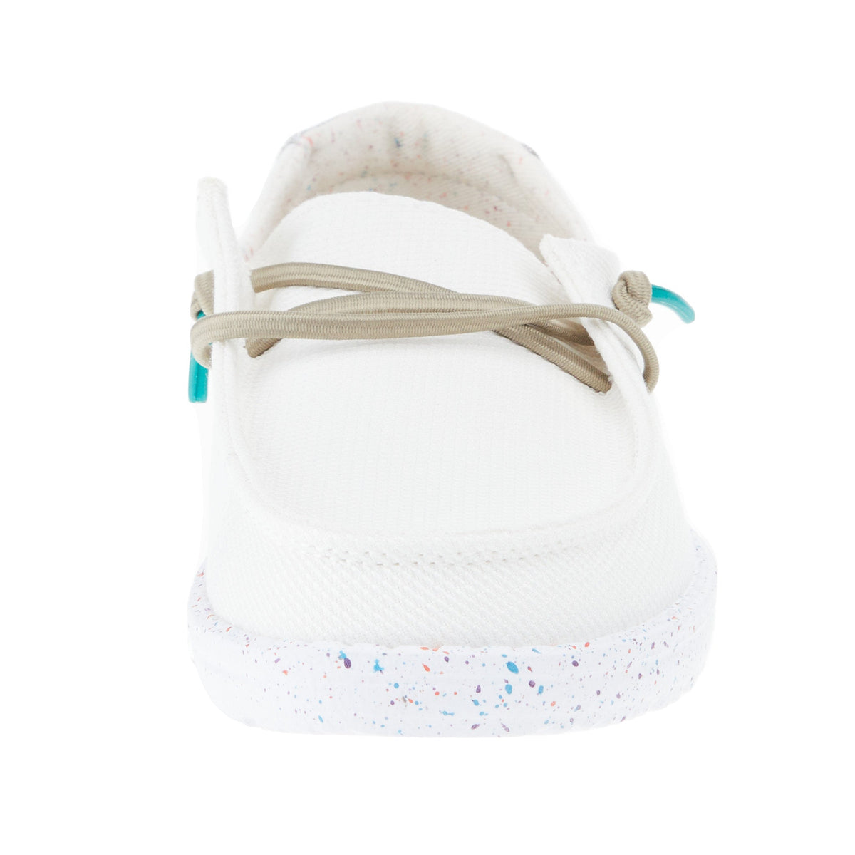 Hey Dude Youth Wendy Disco White Casual Shoe