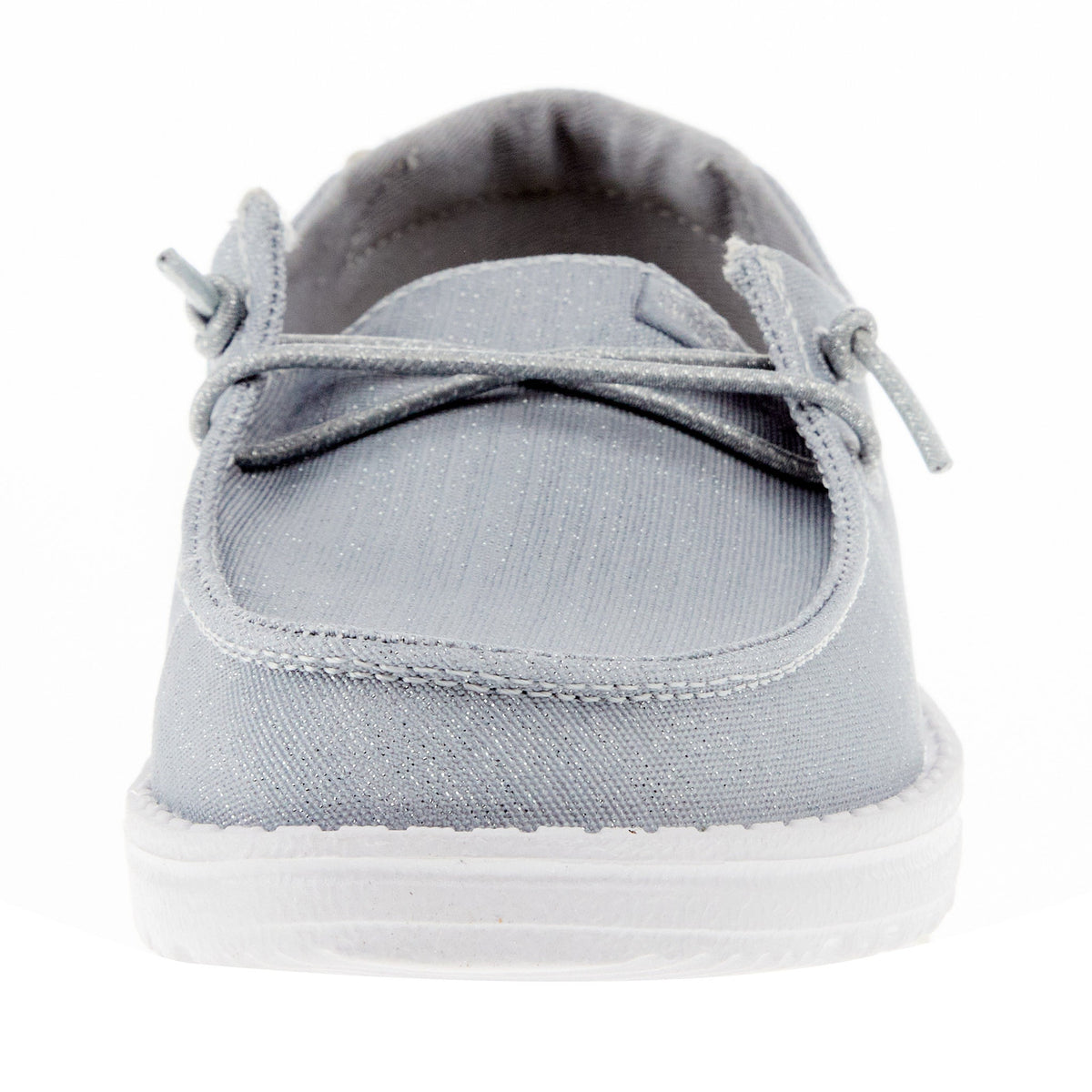 Hey Dude Youth Wendy Glitter Smoke Quartz Casual Shoe