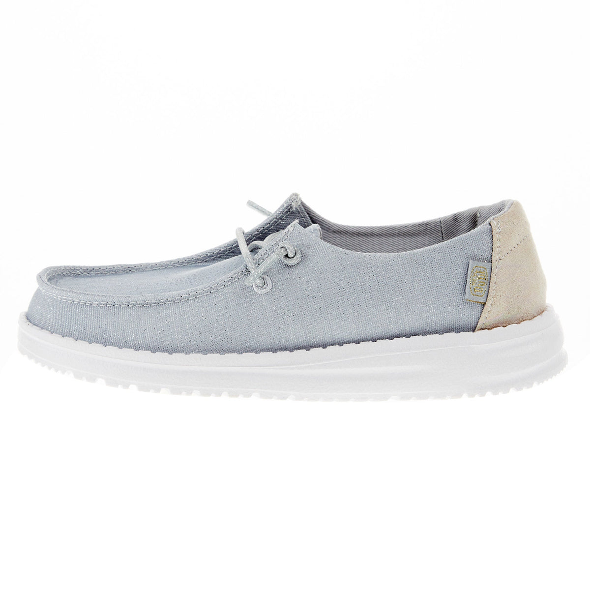 Hey Dude Youth Wendy Glitter Smoke Quartz Casual Shoe