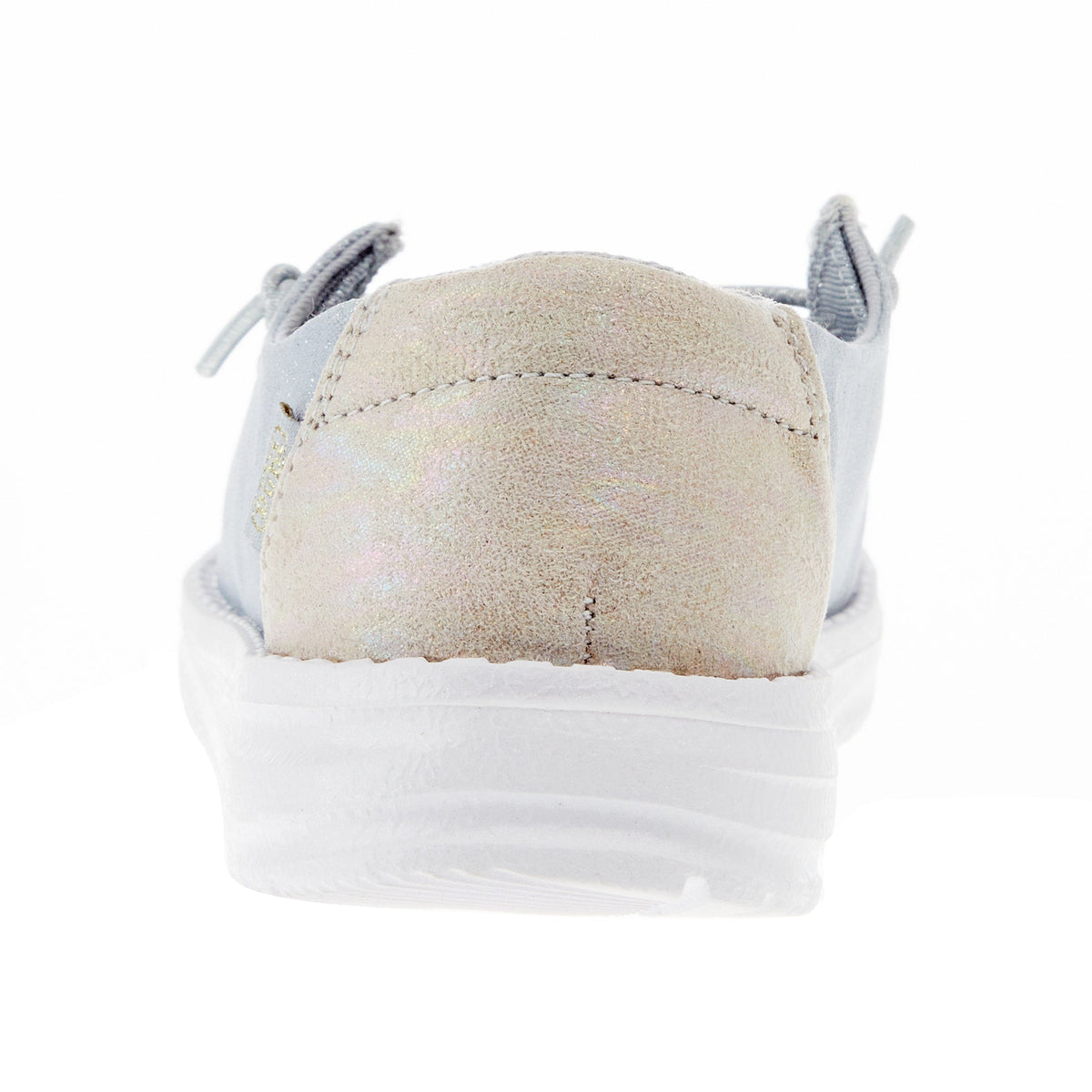 Hey Dude Youth Wendy Glitter Smoke Quartz Casual Shoe