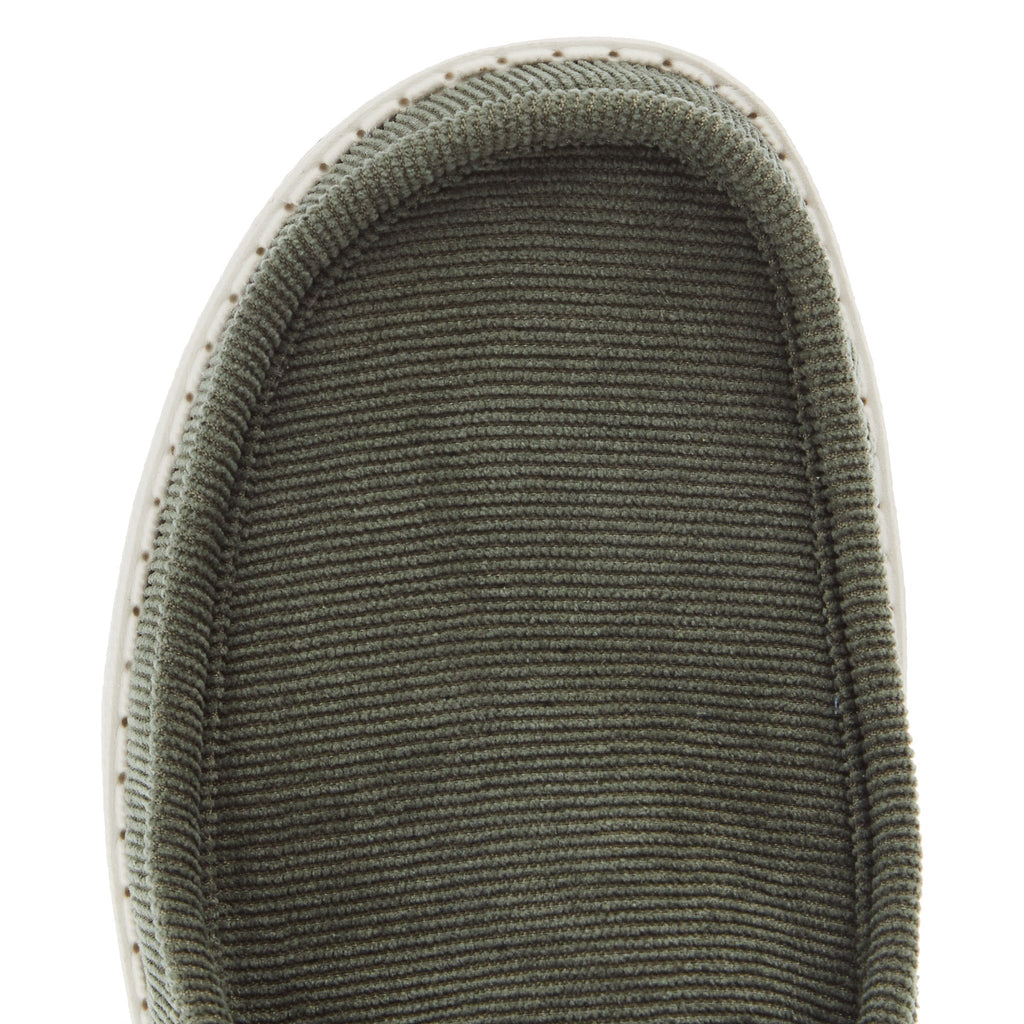 Hey Dude Men's Olive Wally Corduroy Casual