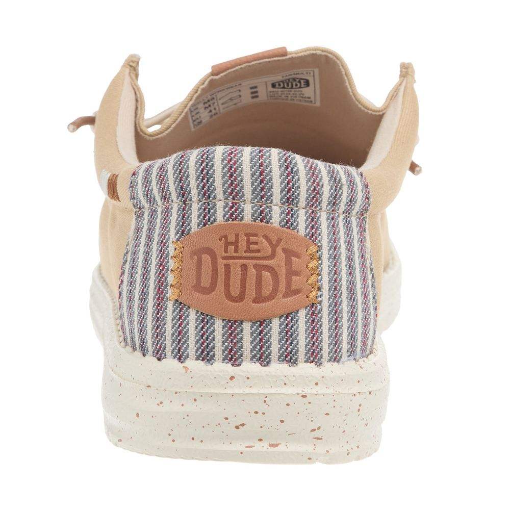 Hey Dude Men's Wally Tan Workwear Casual Shoe