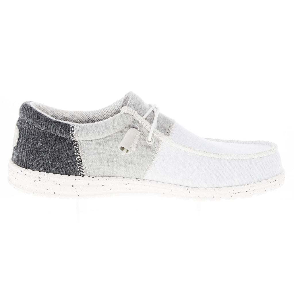 Hey Dude Men's Wally Tri Varsity Grey Casual Shoe