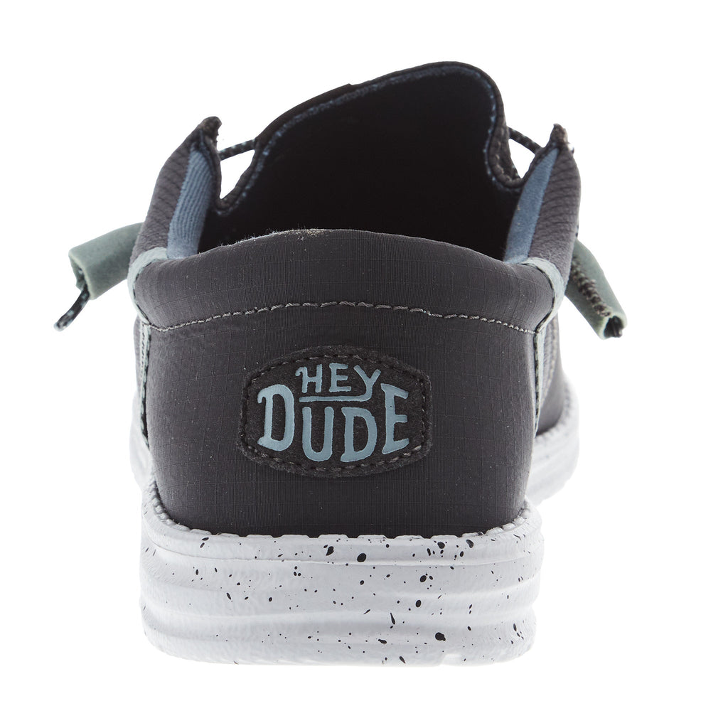 Hey Dude Mens Charcoal Wally Tri Nylon Trailhead Casual