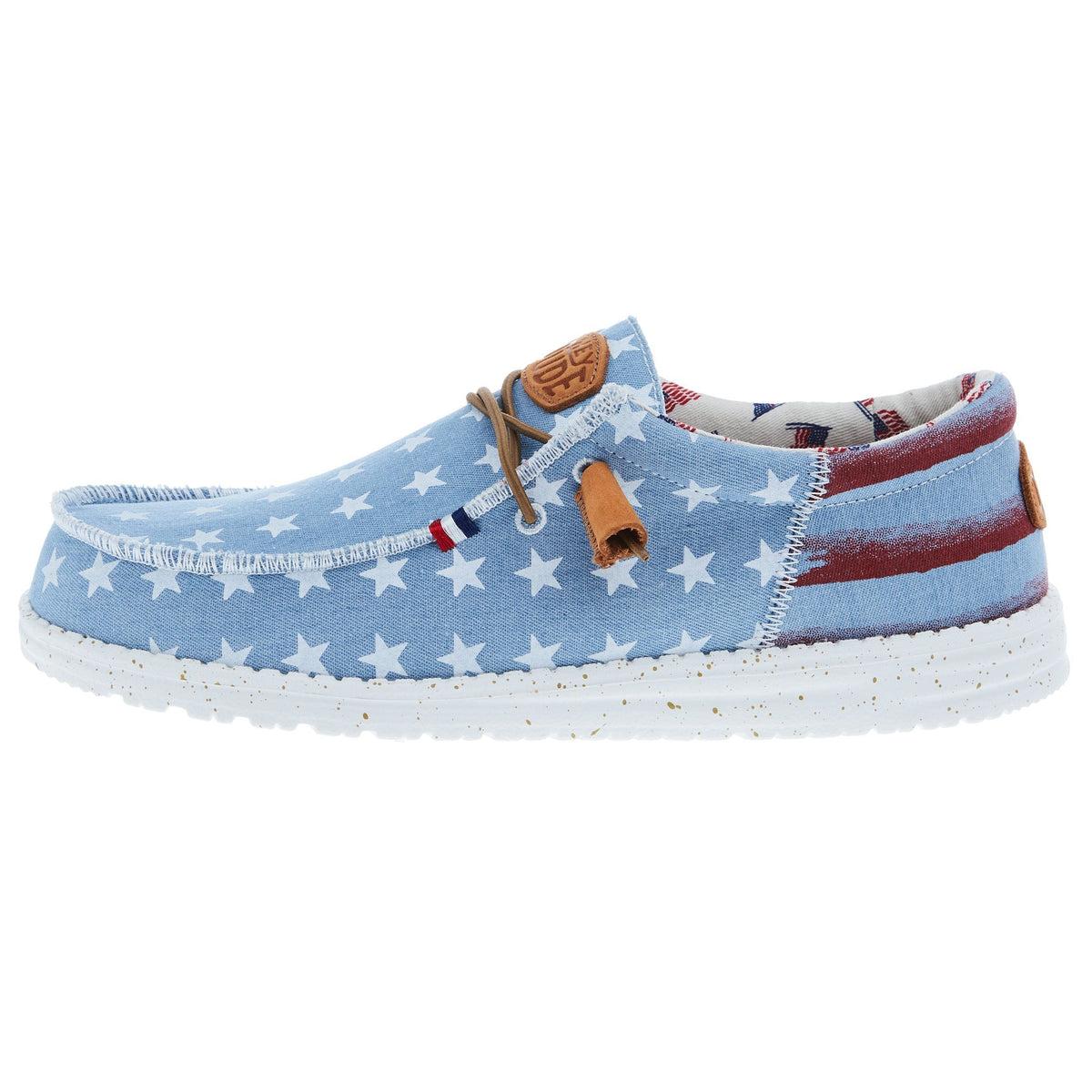Hey Dude Men's Wally Americana Denim Star Casual Shoe
