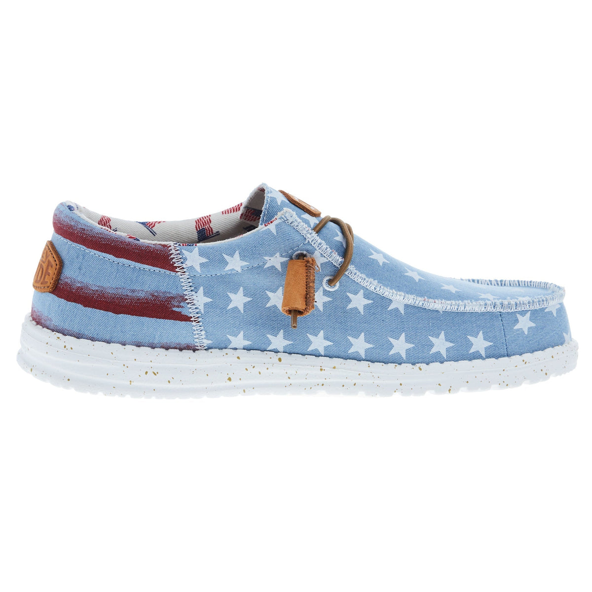 Hey Dude Men's Wally Americana Denim Star Casual Shoe