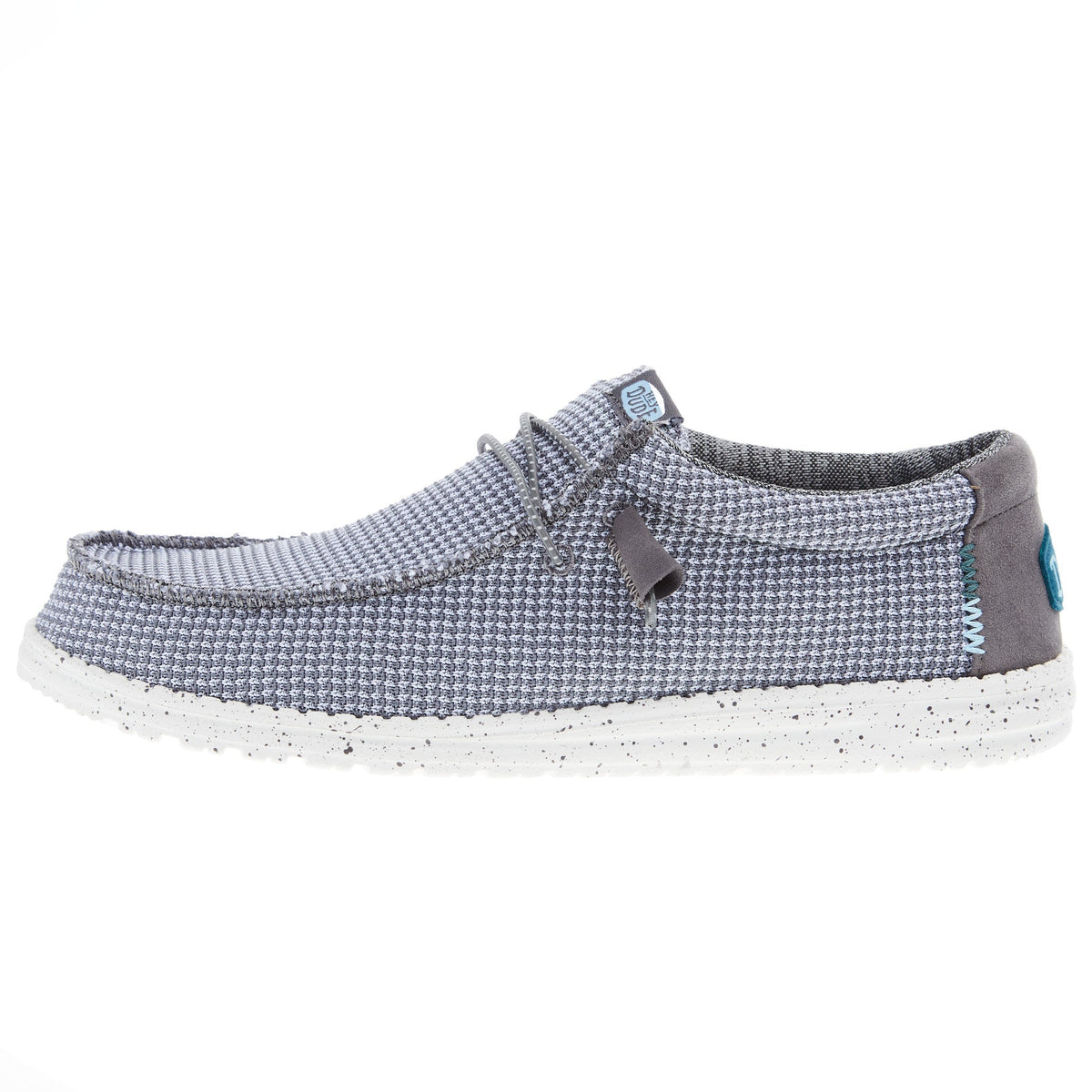 Hey Dude Mens Grey Wally Sport Mesh Casual