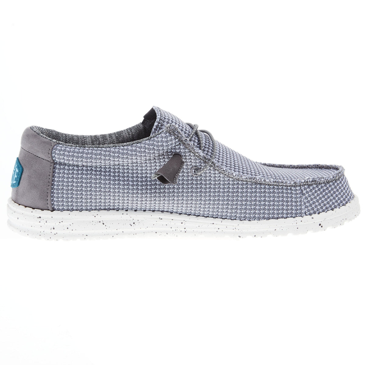 Hey Dude Mens Grey Wally Sport Mesh Casual